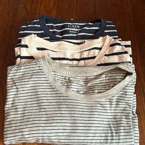 J Crew S/S Striped T-Shirts